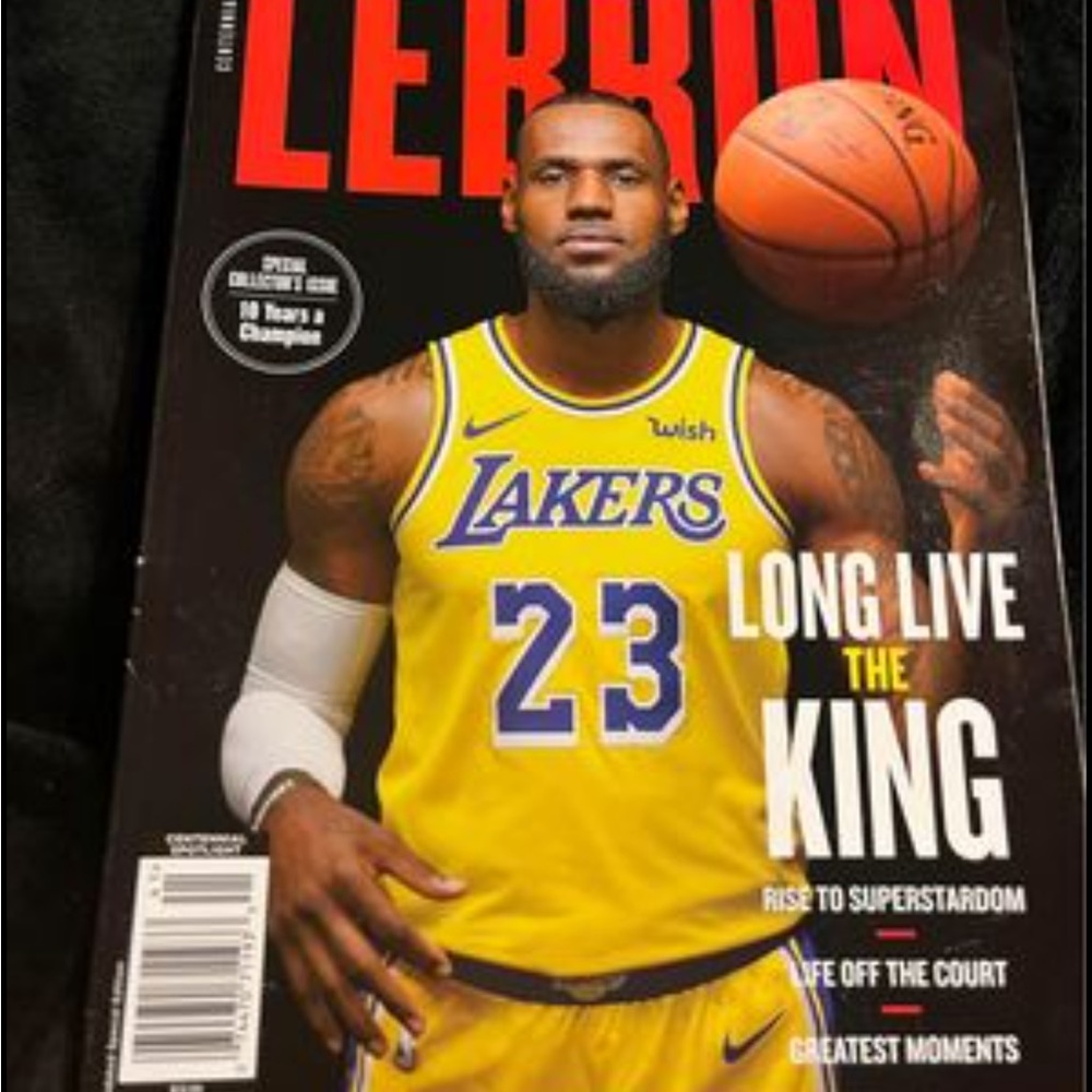 Lebron James Story Through His Career Magazine. New